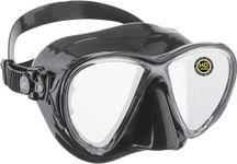 Cressi Men's Cressi Big Eyes Evolution Mirrored Lenses Diving Mask - HD Mirrored Lenses, Black, Only Size