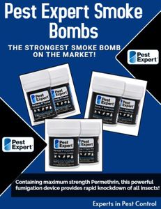 Pest Expert Cluster Fly Smoke Bombs – Indoor Fumigation Treatment