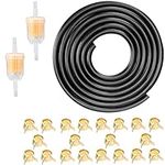 ZAMDOE Fuel line Hose Kit 3/16Inch 9.85-Foot with Fuel Filters Hose Clamps for Lawnmower Tractor Mini Bike Motorcycle Scooter Auto Small Engines(5mm*8mm*3m)