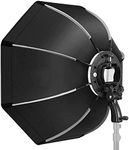 VIBLITZ® OKTA Soft Box 90 CM Octagonal Softbox with S-Type Bracket Holder (with Bowens Mount) and Carrying Bag for Speedlite Studio Flash Monolight, Portrait and Product Photography