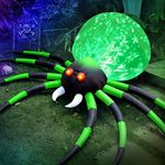 8FT Halloween Inflatables Spider Ou