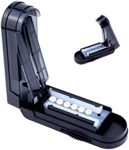 Pill Cutter Splitter for Small and Tiny Pills, Adjustable Pill Splitters for Small or Large Pills Accurately Cuts Multiple Pills at Once,Medicine Cutter Sharp Blade with Safety Guard