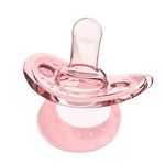 Baby Soothers, Silicone Pacifiers Multi Function breastfed Babies Pacifier Newborn Essentials, Pink