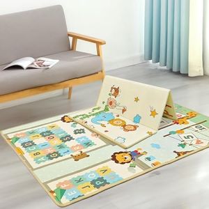 StarAndDaisy Baby Mats for Floor/Play Mat for Babies, Infants & Toddlers with Double Sided Water Proof/Baby Play Mat for Kids Reversible & Foldable Design