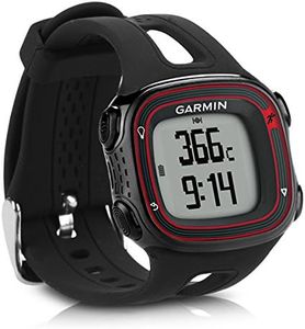 kwmobile Strap Compatible with Garmin Forerunner 10/15 (L Size model) Strap - Replacement Silicone Watch Band - Black