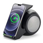 CENSHI Bluetooth 4.0 speaker & fast wireless charger NFC function stereo speakers
