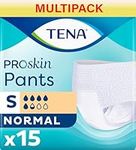 TENA Pants Normal | Small | Incontinence Pants | 4 Pack of 15