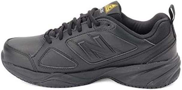 New Balance Men's Slip Resistant 626 V2 Industrial Shoe, Black/_, 9.5 XXW