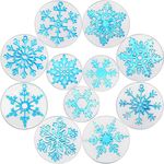 11 Pieces Snowflake Resin Molds Snowflake Silicone Moulds Snowflake Casting Soap Mold for Epoxy Resin DIY Crafts Necklace Earrings Pendants Wedding Holiday Props Decorations