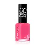 Rimmel London 60 Seconds Super Shine Nail Polish, 407 Hot Tropicana, 8 ml