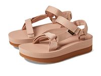 Teva Women's W Flatform Universal Sandal, Maple Sugar/Lion, 9 UK