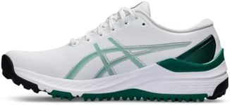 ASICS Men's GEL-KAYANO ACE 2 Golf Shoe, White/Forest Green, 9