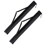 2PCS Pool Stick Bag, Cue Stick Case, Snooker Storage Carrying Bag, 35 Inches Long Black Pool Cue Carrying Case Bag for Carrying The 1/2 Billiard Stick