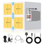 Phlizon Advanced PL-4500 LED Grow Light with UV IR Grow LEDs for Indoor Plants Grow Lamp with LM281B LEDs Dimmable Daisy Chain Grow Lamp