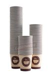 100 Paper Cups - Disposable Paper Cups for Hot and Cold Drinks | Eco Freindly Drinking Coffee Cups Disposable | 8oz - 236ml