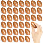 Mini Football Stress Ball 36 Pack Football Party Favors Small Soft Foam Sports Stress Balls Mini Footballs for Kids Squeeze Football Toys Football Party Decorations Party Gift Bag Fillers