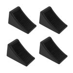 Skyplanet 4 PCS Wheel Chocks Heavy Duty Extra Large Solid Rubber Wheel Chock for Your Camper,Trailer,RV,Truck,Car or ATV