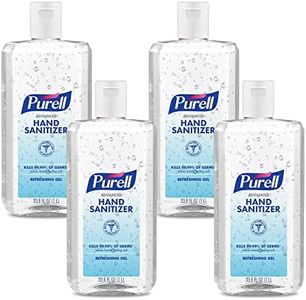 Purell Advanced Hand Sanitizer Refreshing Gel, 1-Liter Flip-Cap Bottle (Pack of 4) - 9683-04