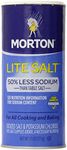 Morton Salt Lite Salt, Less Sodium,