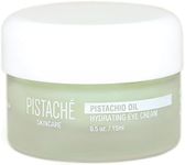 Pistaché Skincare Pistachio Oil Eye Cream | Hydrating & Brightening Cream with Vitamin E & Antioxidants | Reduces Dark Circles & Smoothes, 0.5 oz