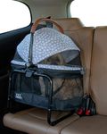 Pet Gear View 360 Pet Carrier & Car Seat with Booster Seat Frame for Small Dogs & Cats, Mesh Ventilation, Push Button Entry, No Tools Required, 4 Colors