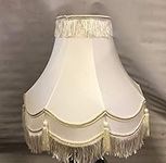 Large Small Imperial Gallery Bell Victorian Style Traditional Scallop Bell Lamp Shade Cream Colour in 4 Sizes by :- Sandal Stars. (12 Inches (30cm))