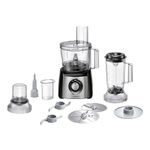 Bosch MultiTalent 3 MCM3501MGB Compact 800 W Food Processor - Black & Stainless Steel