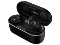 JVC HA-FW1000T-U True Wireless Earphones, Wood Series (Wooden Dome), Bluetooth 5.2, Noise Cancelling, HA-FW1000T-U