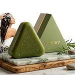 Yoracare Hair Soap – Korean Scalp Revival Bar, Shampoo Bar for Healthy Hair Growth, Anti-Hair Loss, Natural Triangular, Gentle, Moisturising, Oil Control & Anti-Dandruff, Unisex