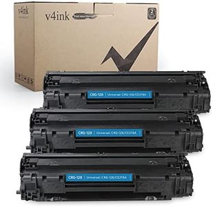 3 Pack V4INK New Compatible Canon 128 (3500B001AA) CE278A 78A Toner Cartridge-Black