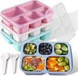 ENESNES 4 Pack Lunchable Snack Cont