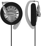 Koss KSC75 Clip-On Stereo Headphones for iPod, iPhone, MP3 and Smartphone - Black / Silver