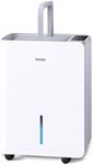 3000 Sq.Ft AEOCKY Max 50 Pint/D Smart Compressor Dehumidifier with Drain Hose, Intelligent Humidistat,for Basement,Bedroom,Home,Bathroom