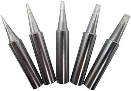 5 PCS Soldering Tips 900M for Hakko 936 937 888D 907 FX-600 Radio Shack 64-053 Yihua 936/936B x-tronics 3020/3020-XTS Baku 909 878AD zany 853d Atten Quick Aoyue Solder Iron Tip (Brand"AiCE Tls")