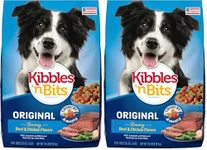 Kibbles 'n Bits Original Savory Beef & Chicken Flavors Dry Dog Food, 3.5 Pound Bag (Pack of 2)