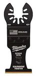 Milwaukee 1-3/8-Inch Carbide Teeth Metal Multi-Material Cutting Titanium Coated Oscillating Multi Tool Blades (3-Pack) (48-90-1503)