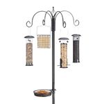 North States Bird 1862 Ultimate Station Birdfeeder, Black