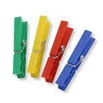 Honey-Can-Do DRY-01411 Plastic Clothespins, 100-Pack