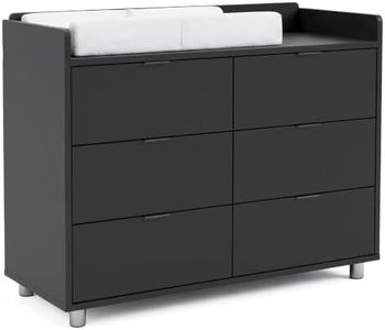 MAMAZING Keeva Pro 6-Drawer Baby Dresser with Changing Table, Easy Assembly
