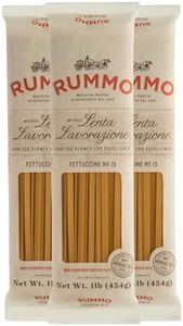 Rummo Fettuccine Pasta N.15 - Fettuccine Pasta Noodles, Dry Pasta, Durum Wheat Fettuccine, Imported from Italy - 16 Ounce (Pack of 3)