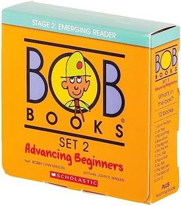 Bob Books - Advancing Beginners Box Set | Phonics, Ages 4 and up, Kindergarten (Stage 2: Emerging Reader)