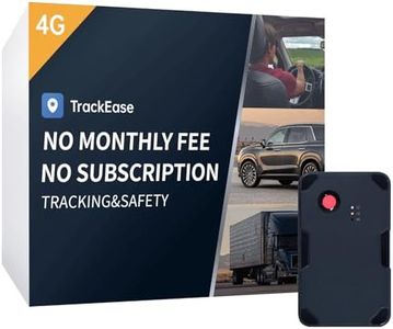 VITALGLOW GPS Tracker for Vehicles No Monthly Fee, No Subscription, Up to 14 Days Battery Life, Real-Time Tracking, 4G SIM and Data Included, Trip History, GeoFence, Speeding Alerts, Magnetic