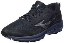 Mizuno Women's Wave Rider GTX Running, Black/OBlue/Silverstar, 6.5 UK