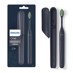 SONICARE Adult Philips One Battery manual Toothbrush, Midnight Blue, Hy1100/04, 1 count