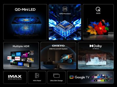 TCL 85" QLED 4K Smart TV – Ultra HD HDR, Large Screen