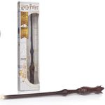 WOW! STUFF Wand Light up Harry Potter Official Wands and Wizarding World Gifts, Toys and Collectables Role Play and Dress-up Costume Accessory for Fans, Girls and Boys, Brown, 14 inches