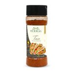 Herbal Platter Taco Seasoning (40 gm) | Infused with Garlic powder, Onion powder, Chili Flakes, Oregano, Paprika, Cumin Seeds, Black Pepper, and Salt | Premium Herbs & Spices Blend with authentic Mexican Flavours | Zero added Colours, Fillers, Additives & Preservatives | Vegan