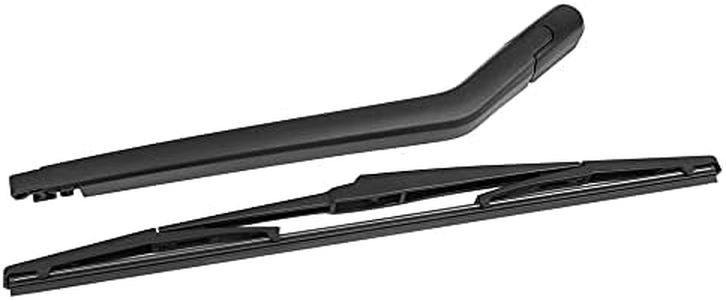 X AUTOHAUX Rear Windshield Wiper Blade Arm Set for Toyota Prius Hatchback 03-09