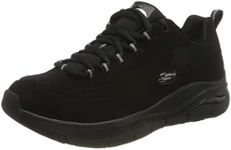 Skechers Women's Arch FIT Metro Skyline Sneaker, Black,5 UK medium