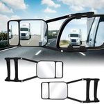 Car Towing Mirrors,Caravan Mirrors for Cars,2 PCS Extended Rearview Mirrors,Adjustabe Blind Spot Mirror,Extended Mirrors for Cars SUVs Trailers RV Vans